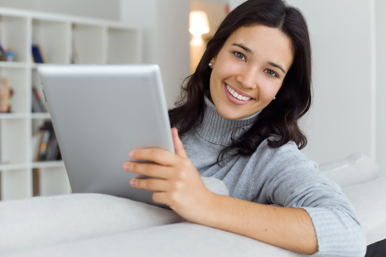 Woman with Tablet